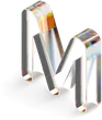 Melihsub glassy letters